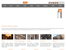Tablet Screenshot of amcconsultants.com